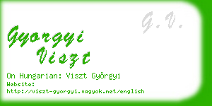 gyorgyi viszt business card